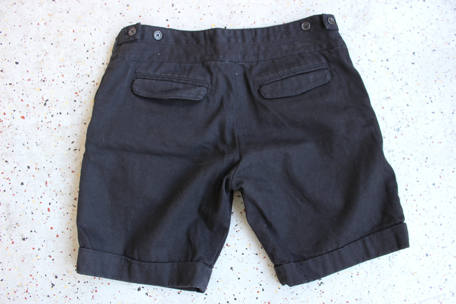 PEPE JEANS tiefschwarze Sailor Pant Matrosenlatz 