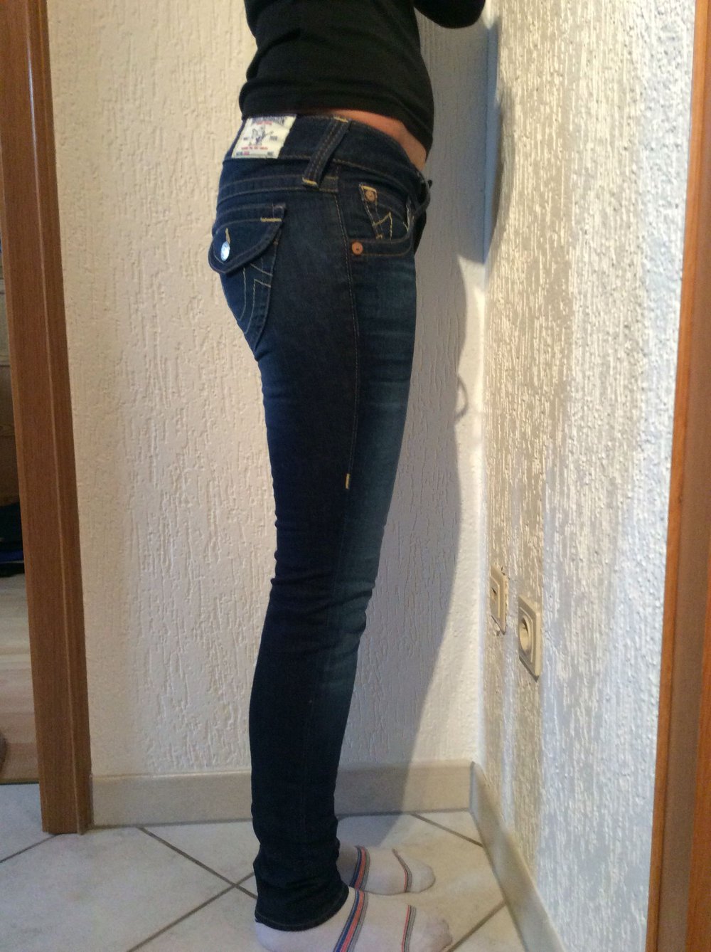 True Religion Brand Jeans Röhre  Style Julie neu Größe 26 Skinny 