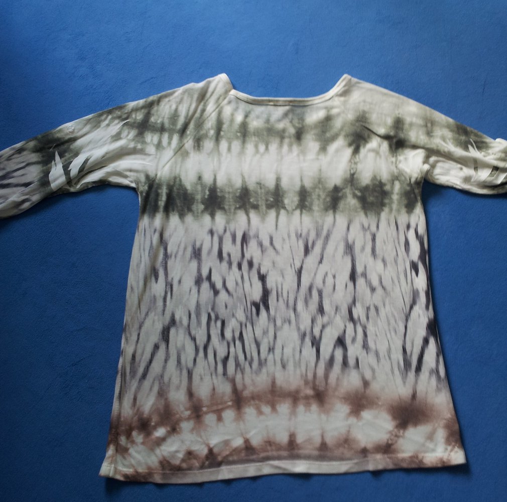 Tolles Feinstrick- Oversizeshirt Tunika Batik