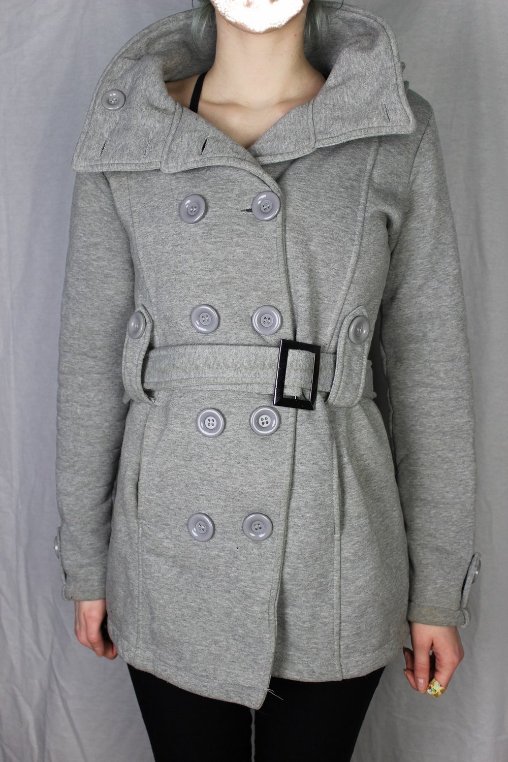 Jacke Mantel Grau