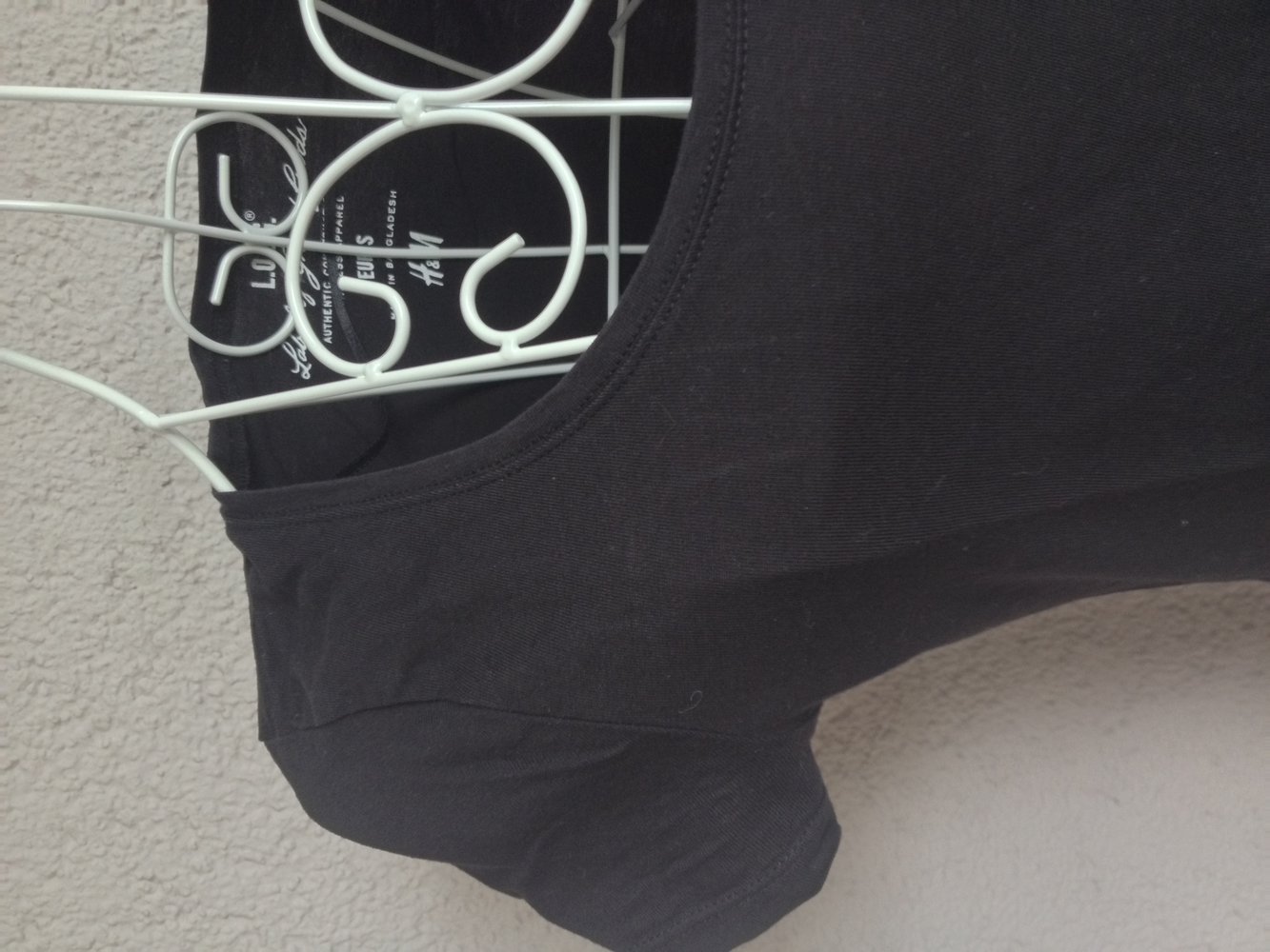 Schönes schwarzes Basicshirt von H&M L.O.G.G.