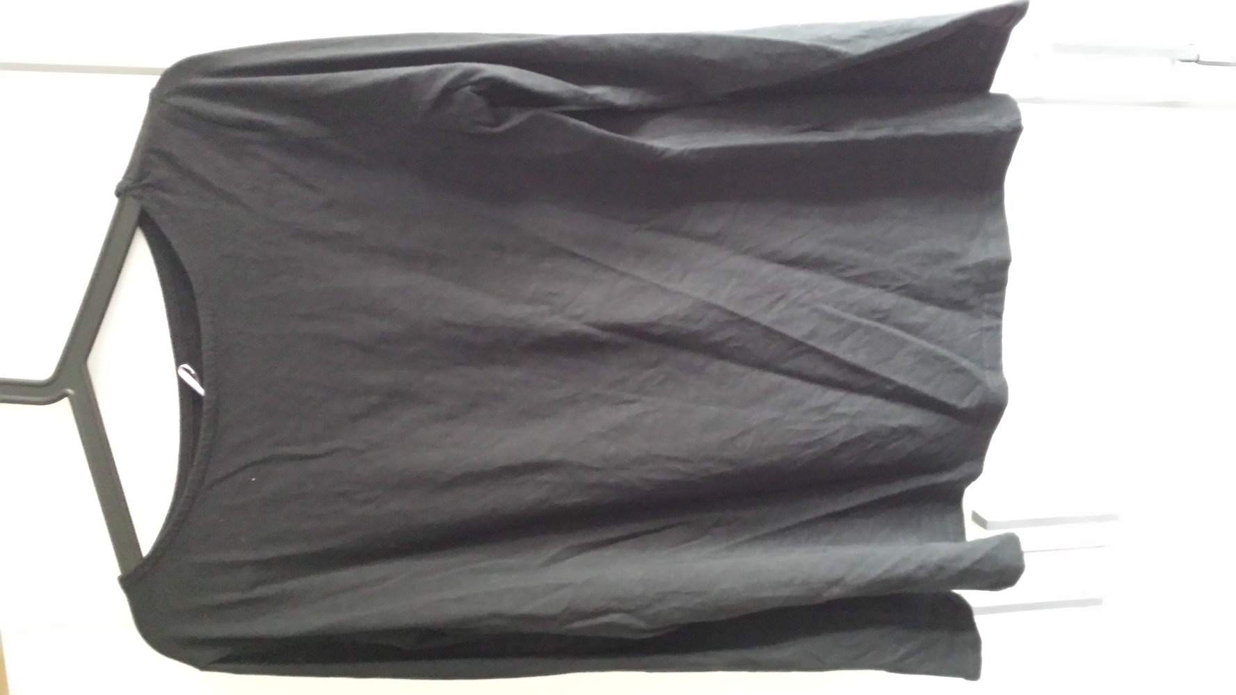 schwarzes Langarmshirt von Bonprix Größe 46