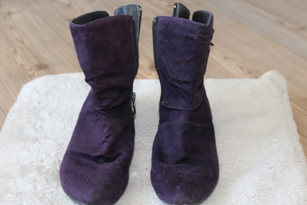 Stiefeletten, lila