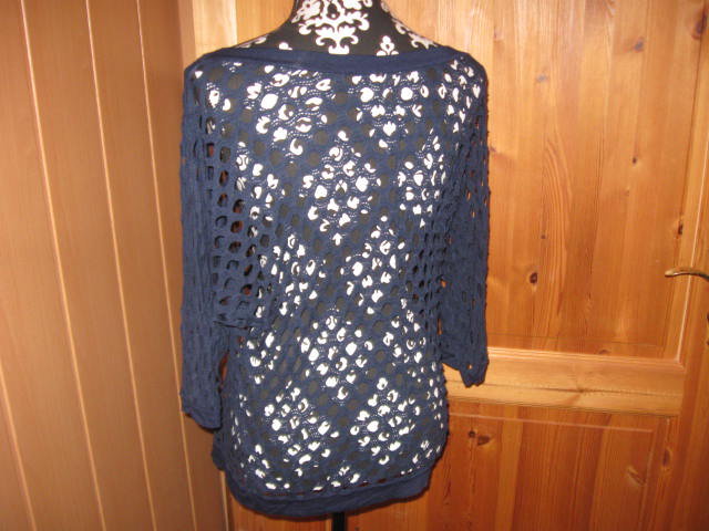 *** Neu ~ Netzshirt ~ Strick Blogger ~ Top Hingucker ***