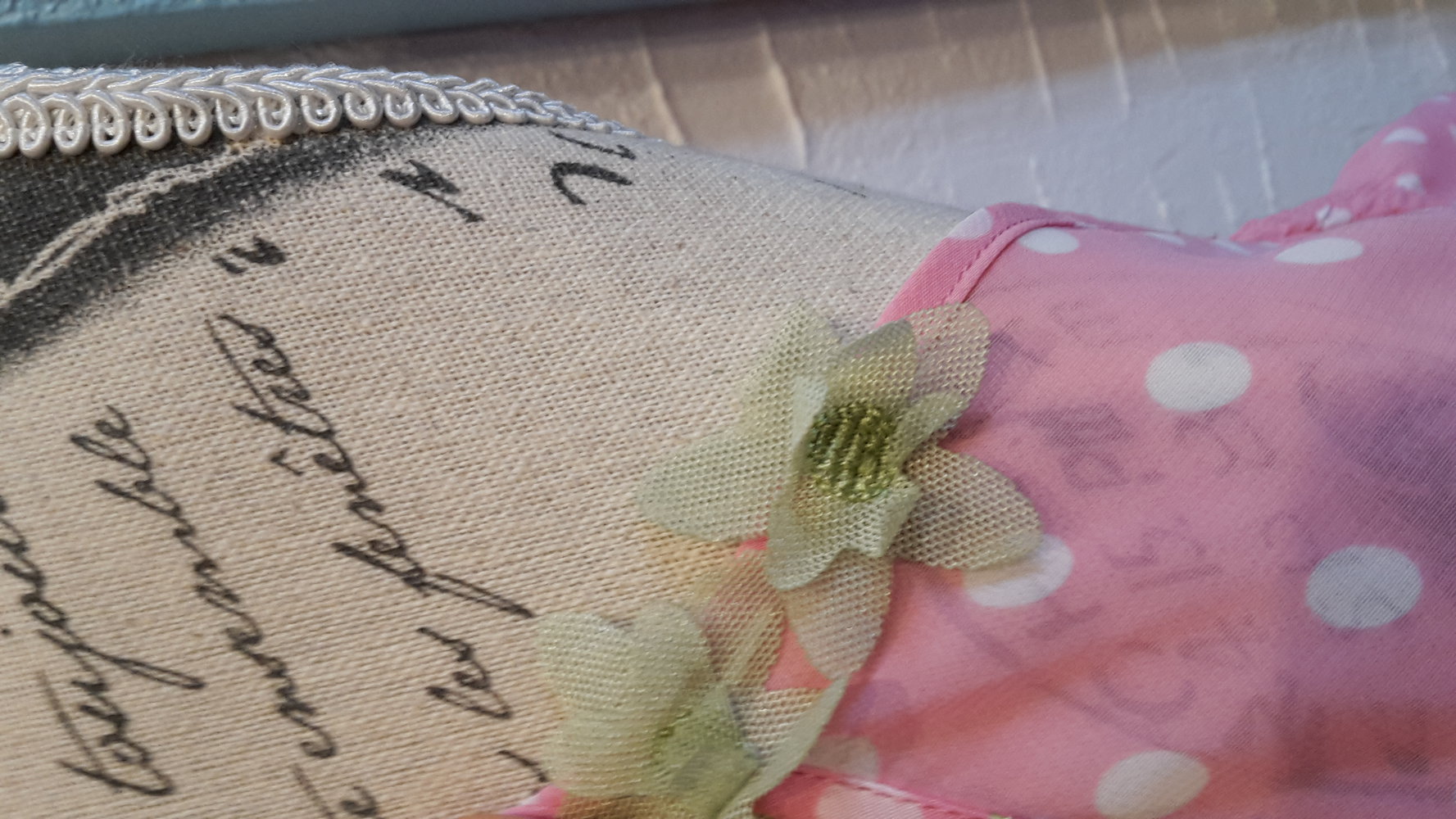 Top, Sommertop, Süß, Punkte, Erdbeere, rosa, Blüte Gr. M/38 top!