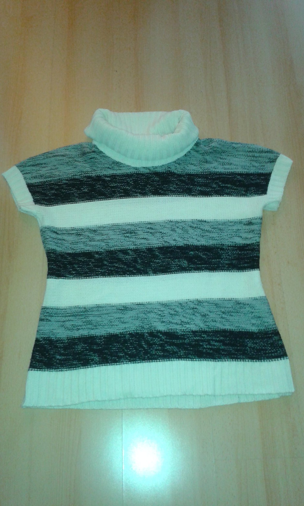 Rollkragenpullover kurzarm