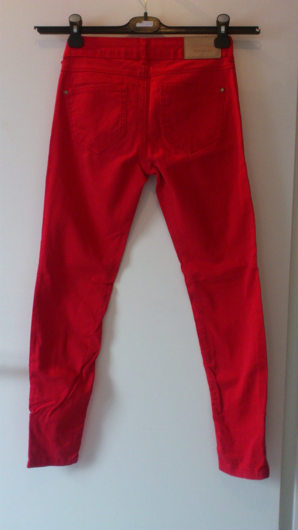 Rote Hose in Größe XS 34 von Amisu New Yorker Stoffhose