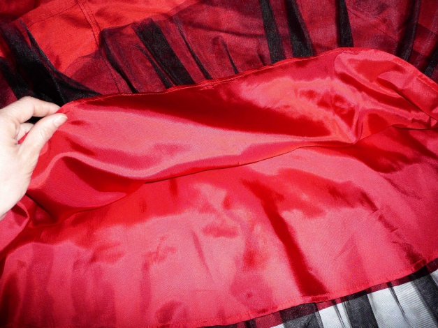 Oasis Bandeau Cocktail Party Kleid 34 XS - S rot Weihnachten Silvester