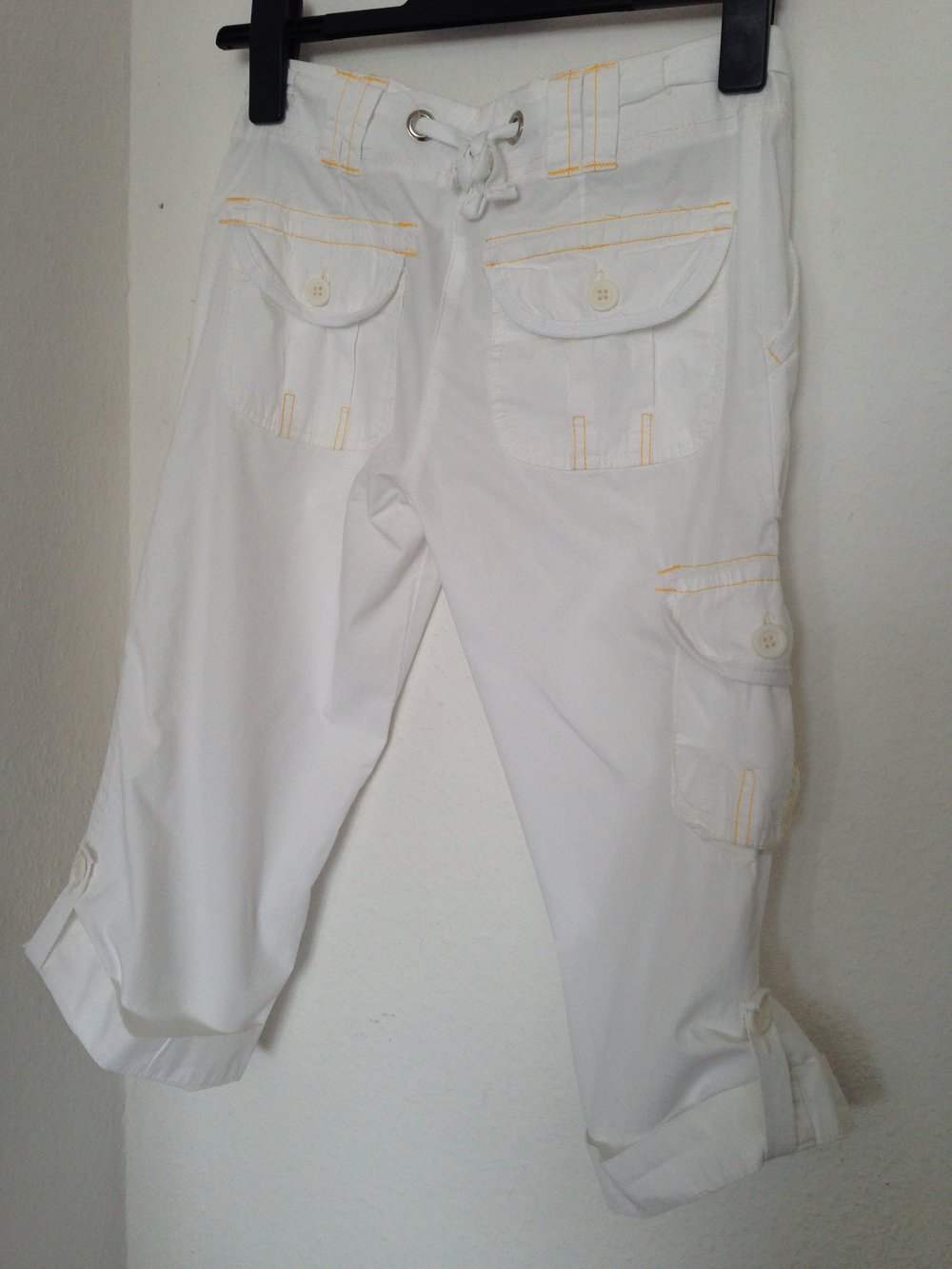 *Tally Weijl* Marken *Caprihose* verstellbar * weiß * Gr. S/36