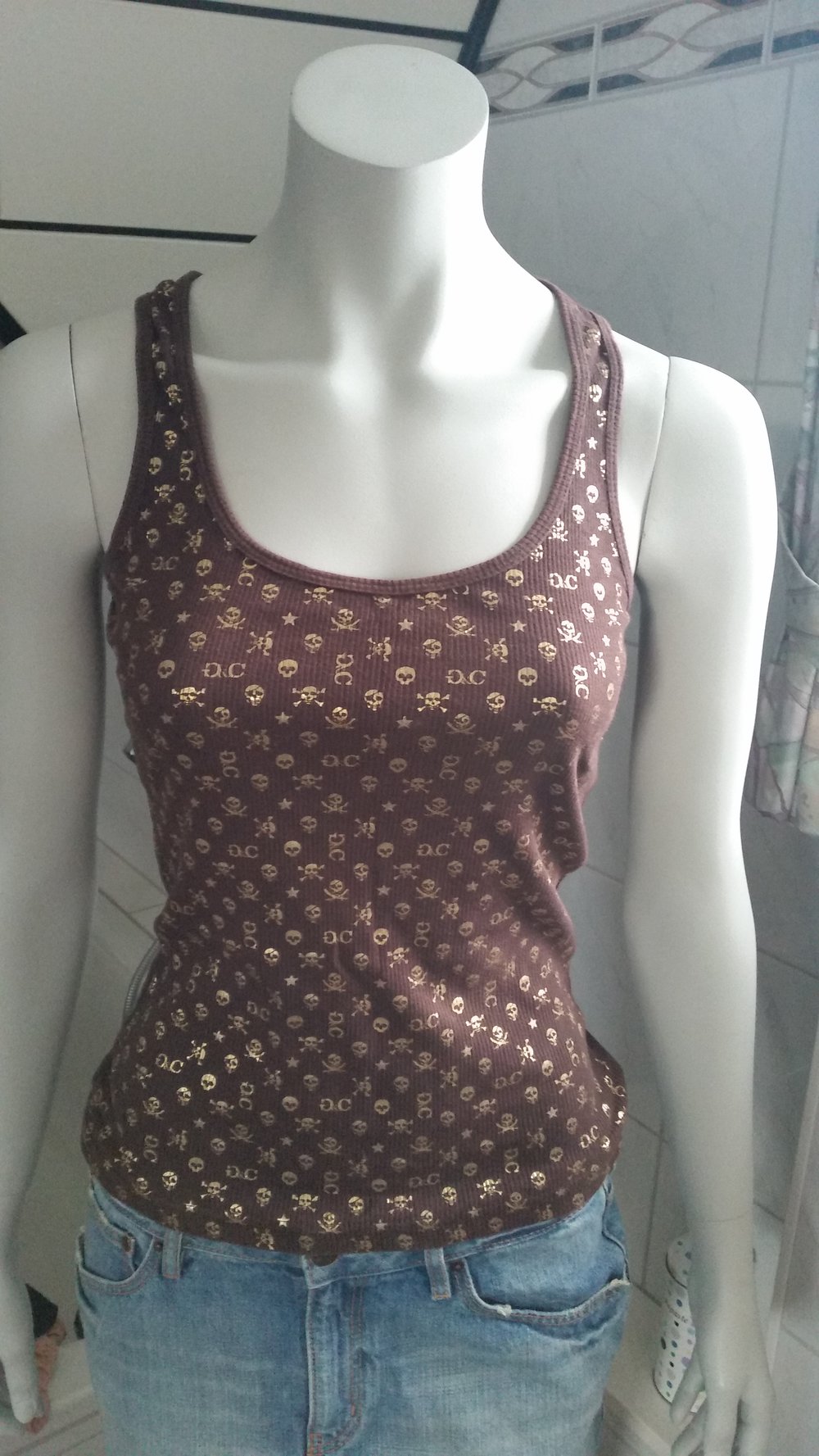 braunes Tanktop