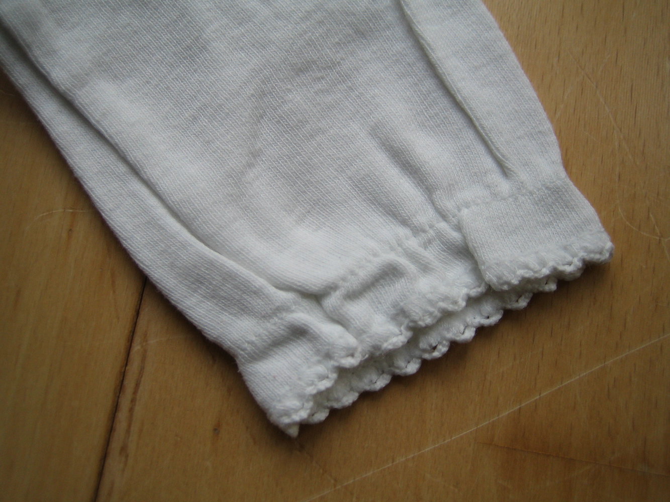 Langarmshirt  mit Spitzenkragen