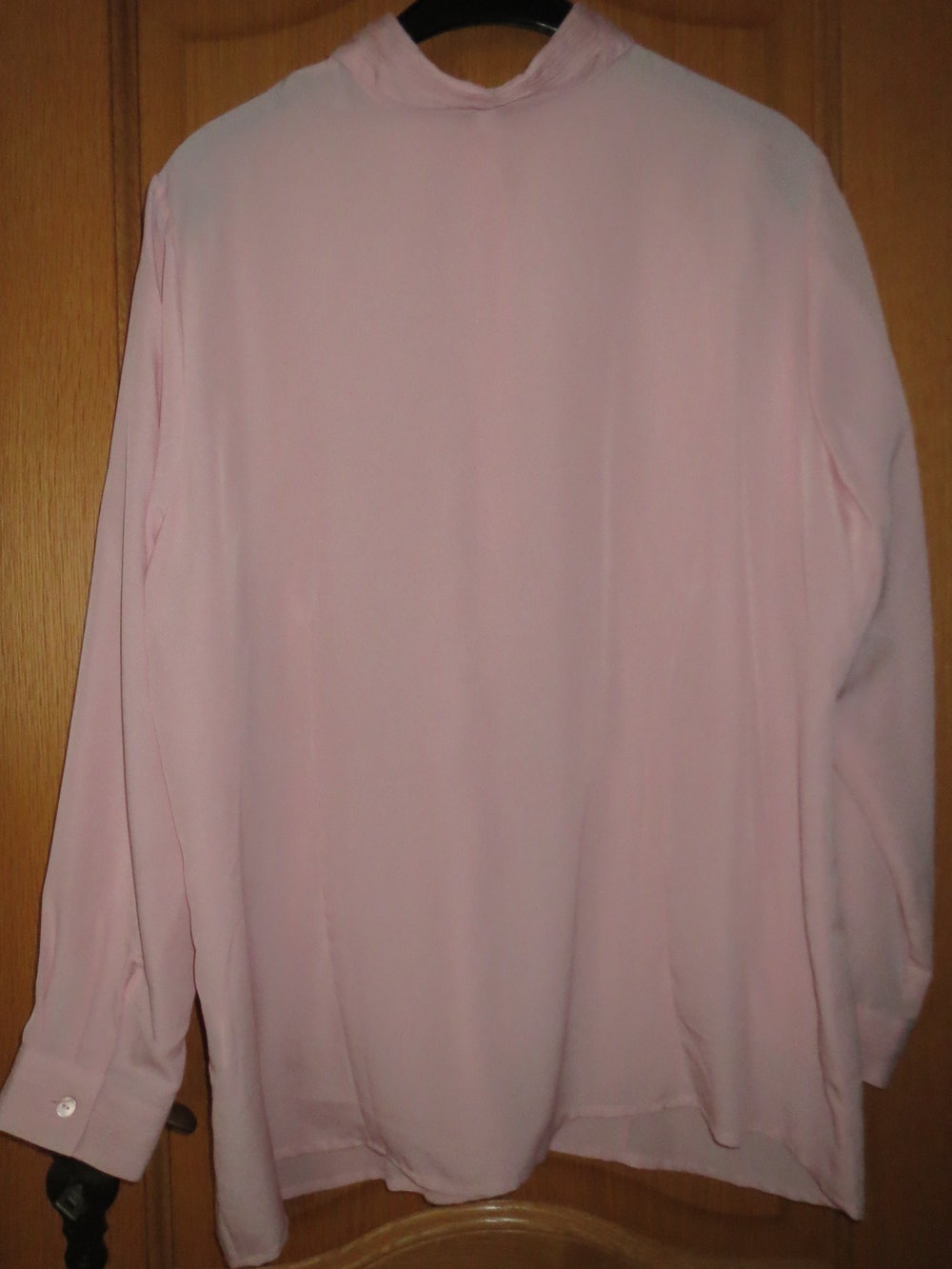 Bluse; Gr.50/XL, rosa, bügelfrei