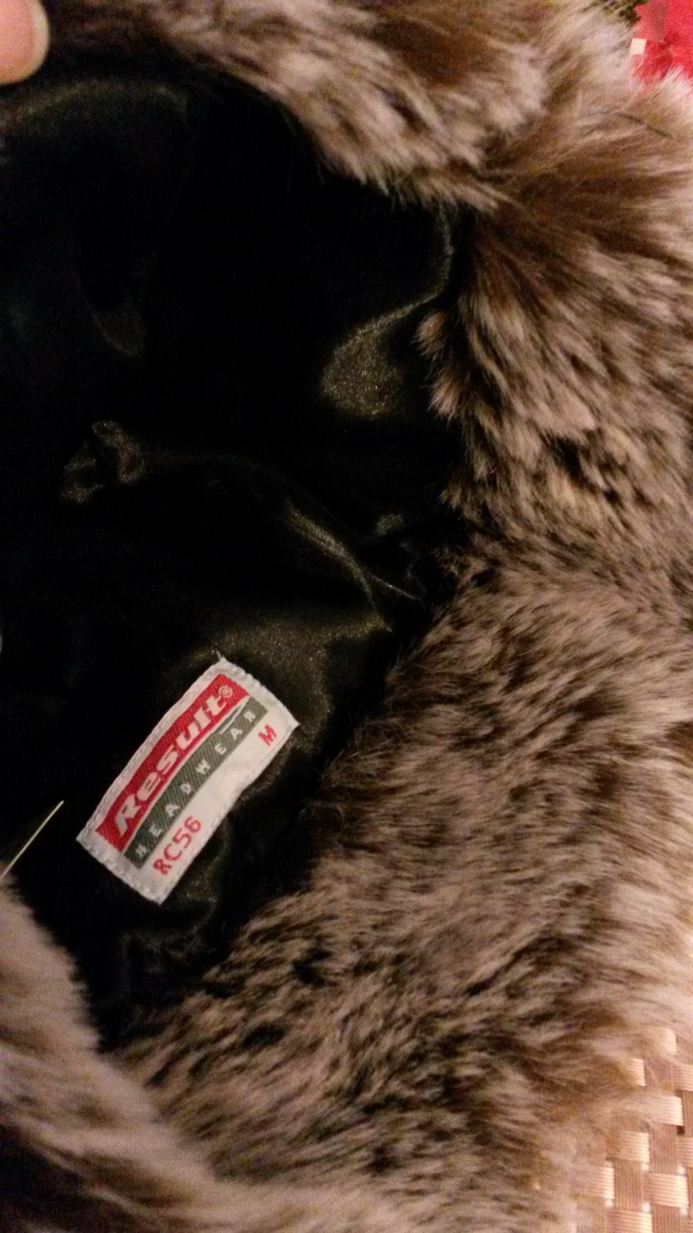 Mütze fake fur