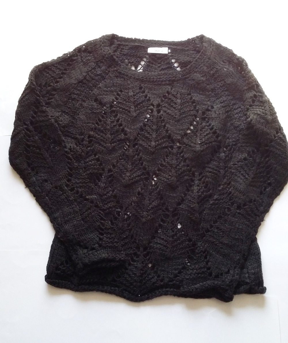 Strickpullover ONLY schwarz Gr. S / M Pullover