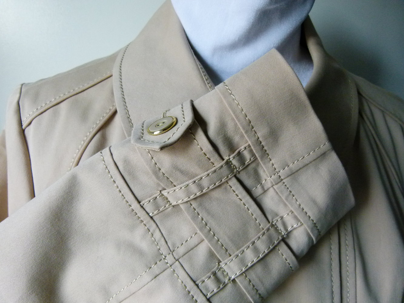 Leichte Jacke, nude beige, Mori Boho Edel Übergangszeit Lagenlook