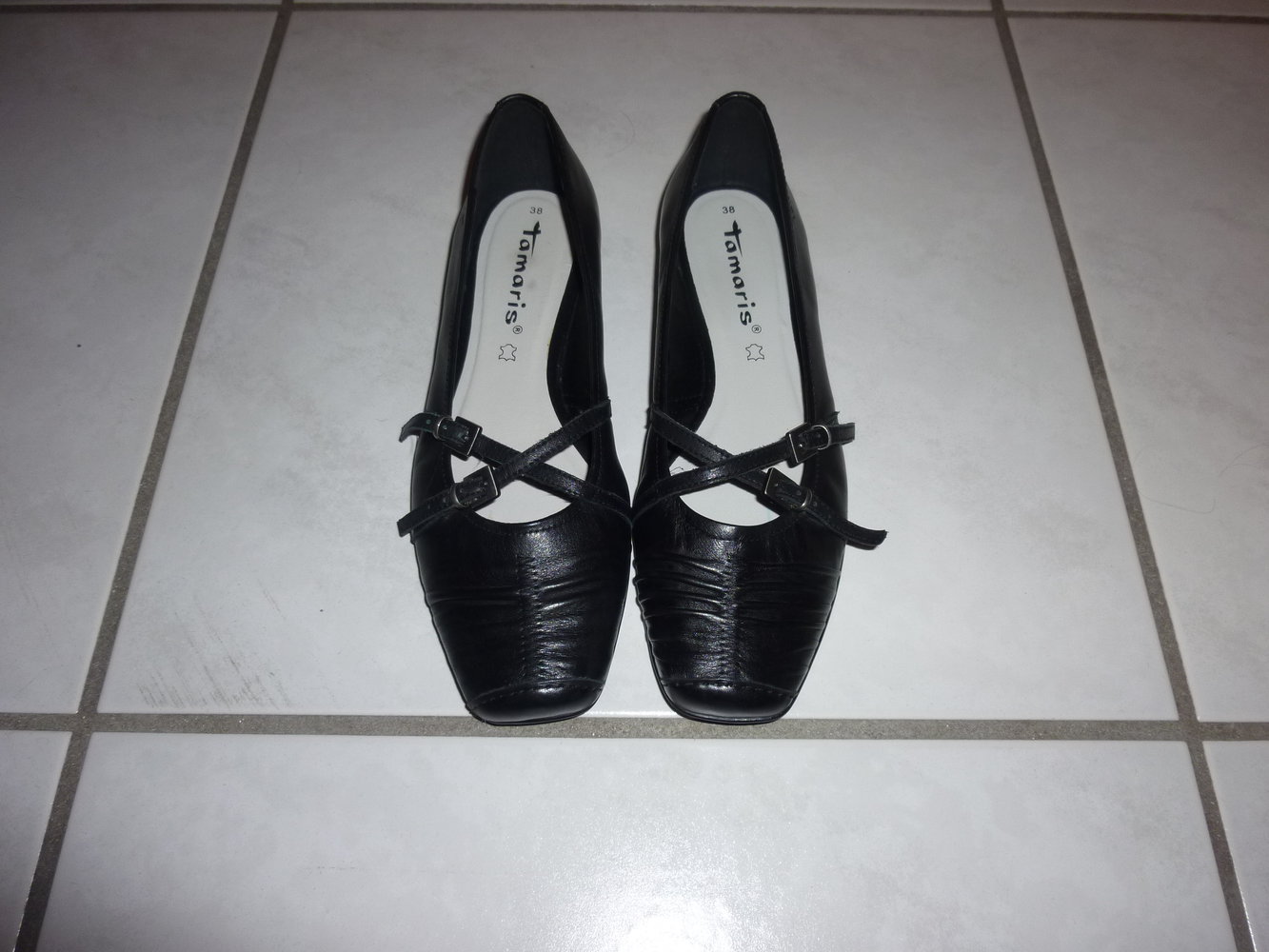 schwarze Ballerinas Gr. 38