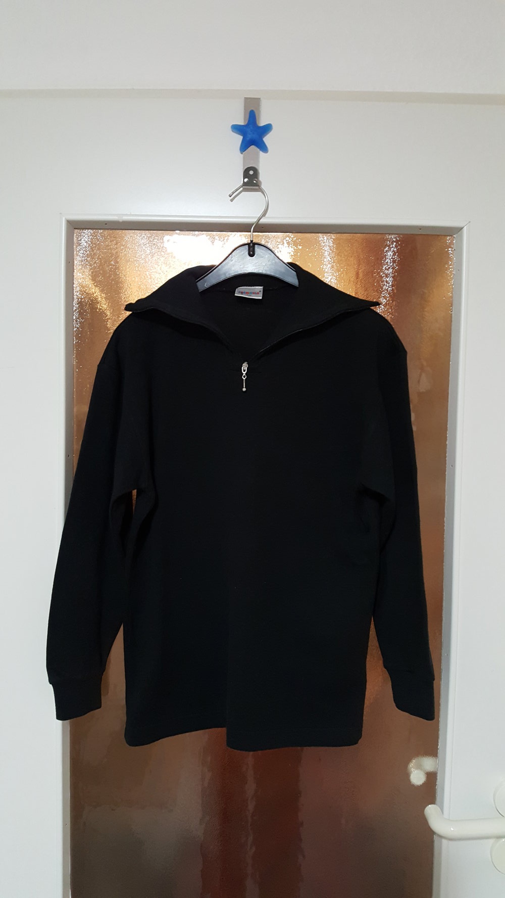 400. Unisex Rollkragenpullover von Formicula, Gr. 152, schwarz