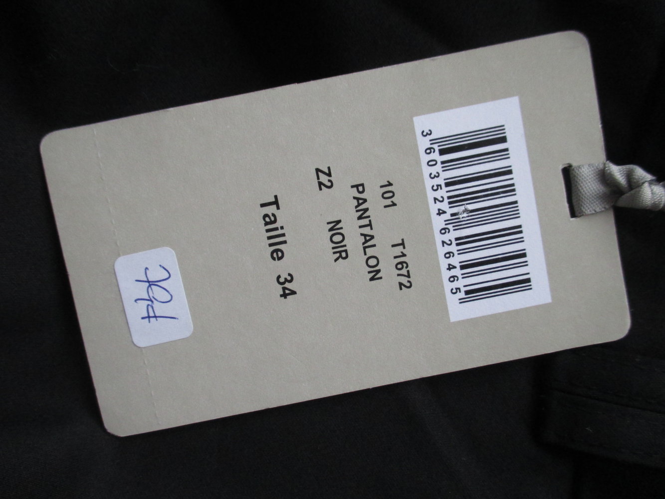 Kookai Paris, edle schwarze Chino, Anzughose, Neu mit Etikett, Gr. 34, NP 79 €