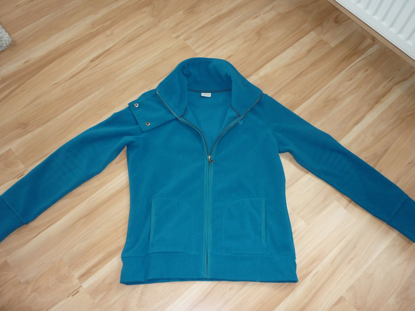 Esprit Fleecejacke Jacke petrol türkis Größe L 