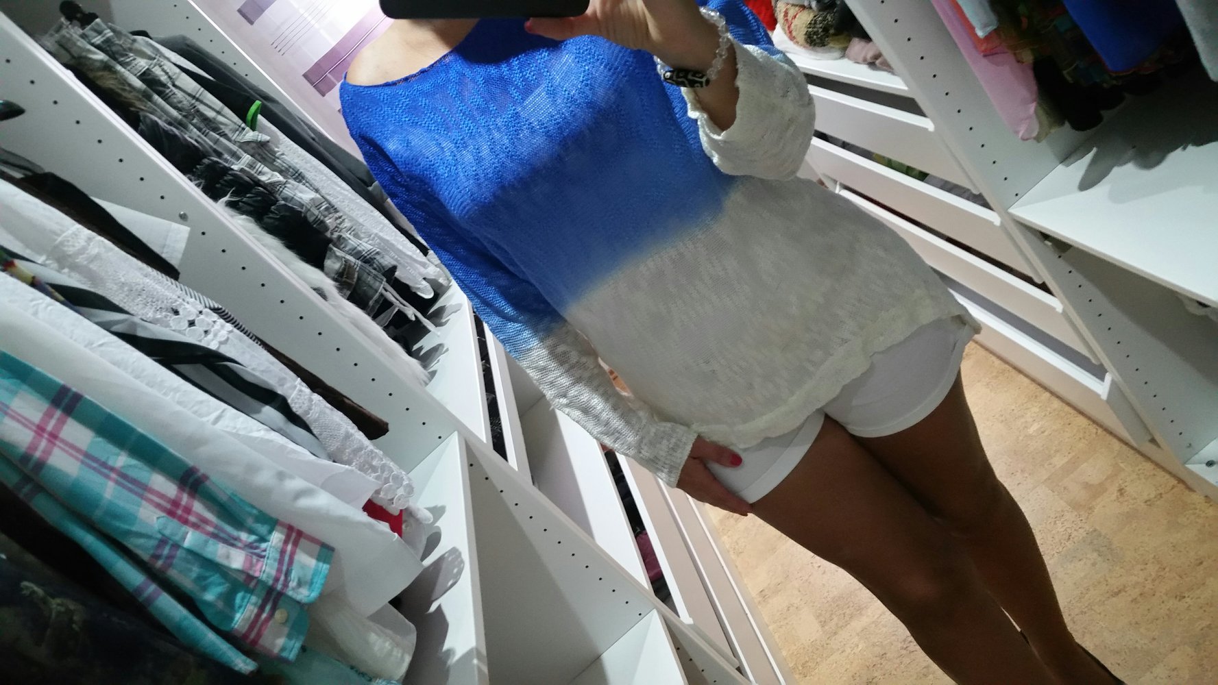 Oversize Pullover in Farbverlauf. Gr. S. Ungetragen. 