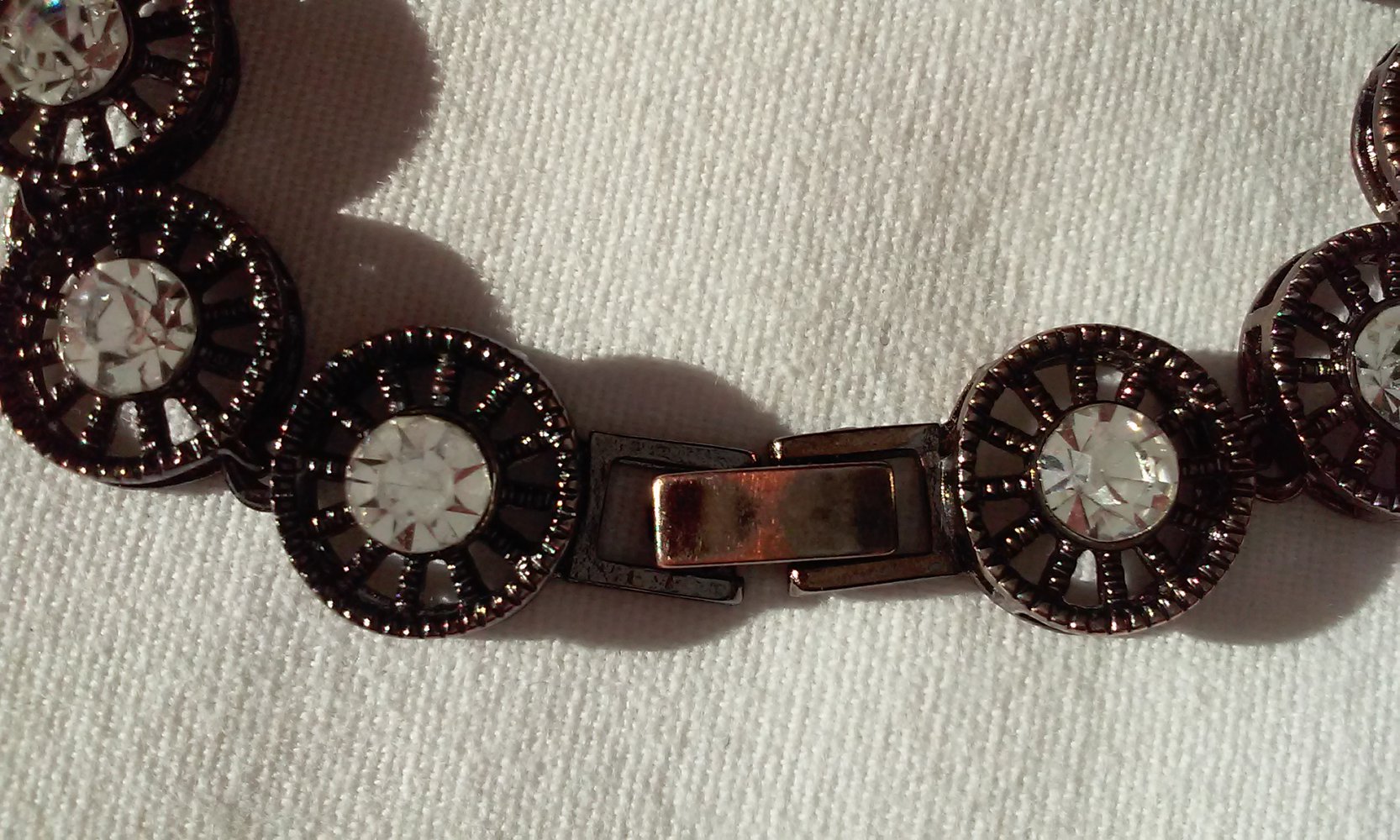 Armband funkelnd glitzernd Strassteine Gliederarmband