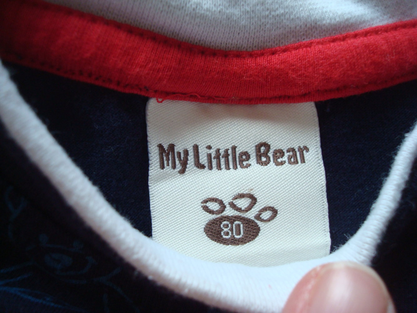 T-Shirt mit Bärenmotiv Gr. 80