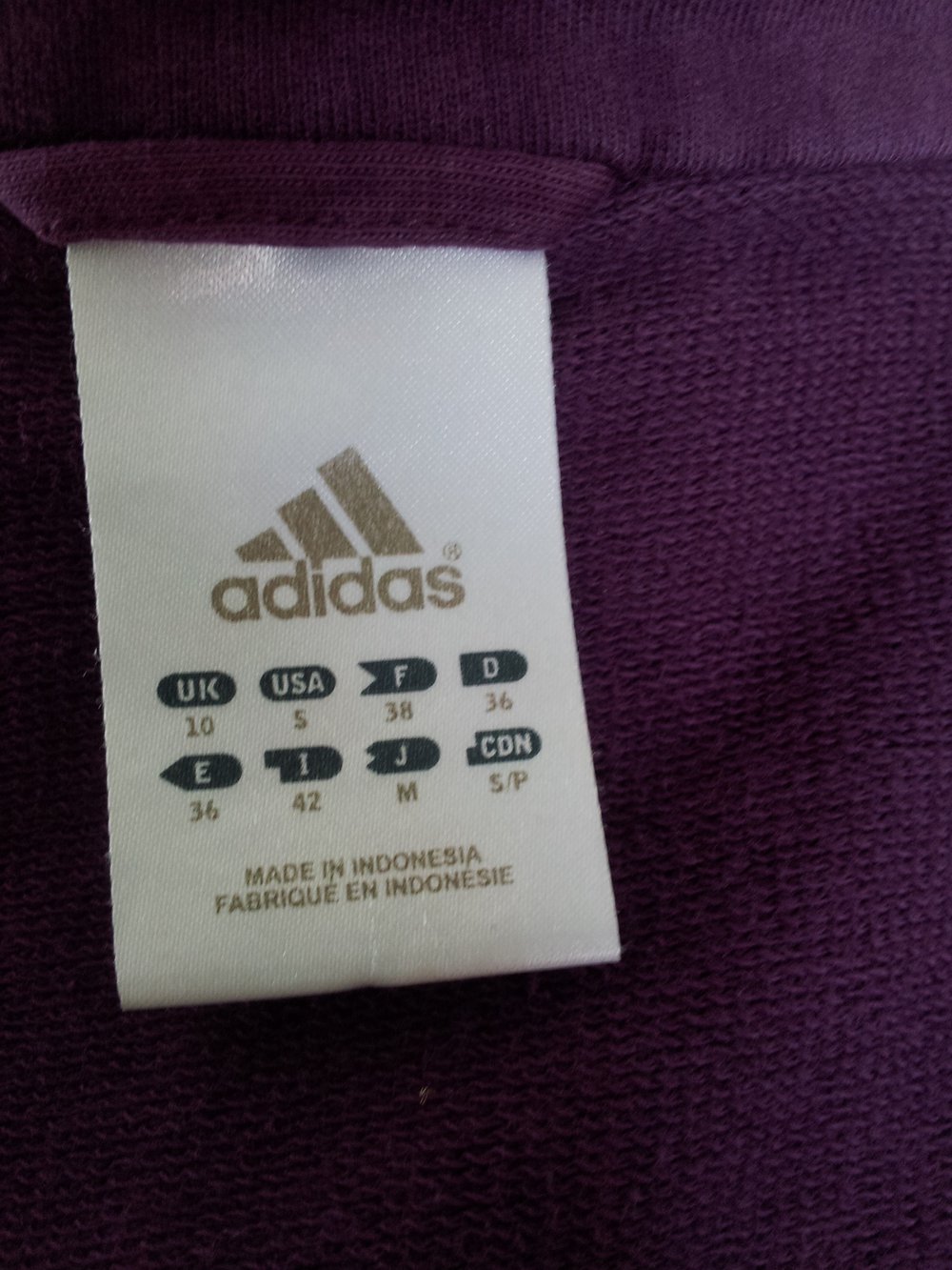 Sport Jacke von Adidas in lila 