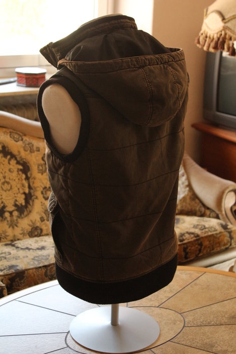 Weste Jacke Angelo Listrico braun Größe S