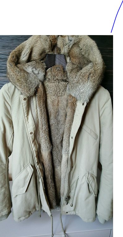 Parka IQ Berlin mit Pelzbesatz Gr. 34 NEU!!!