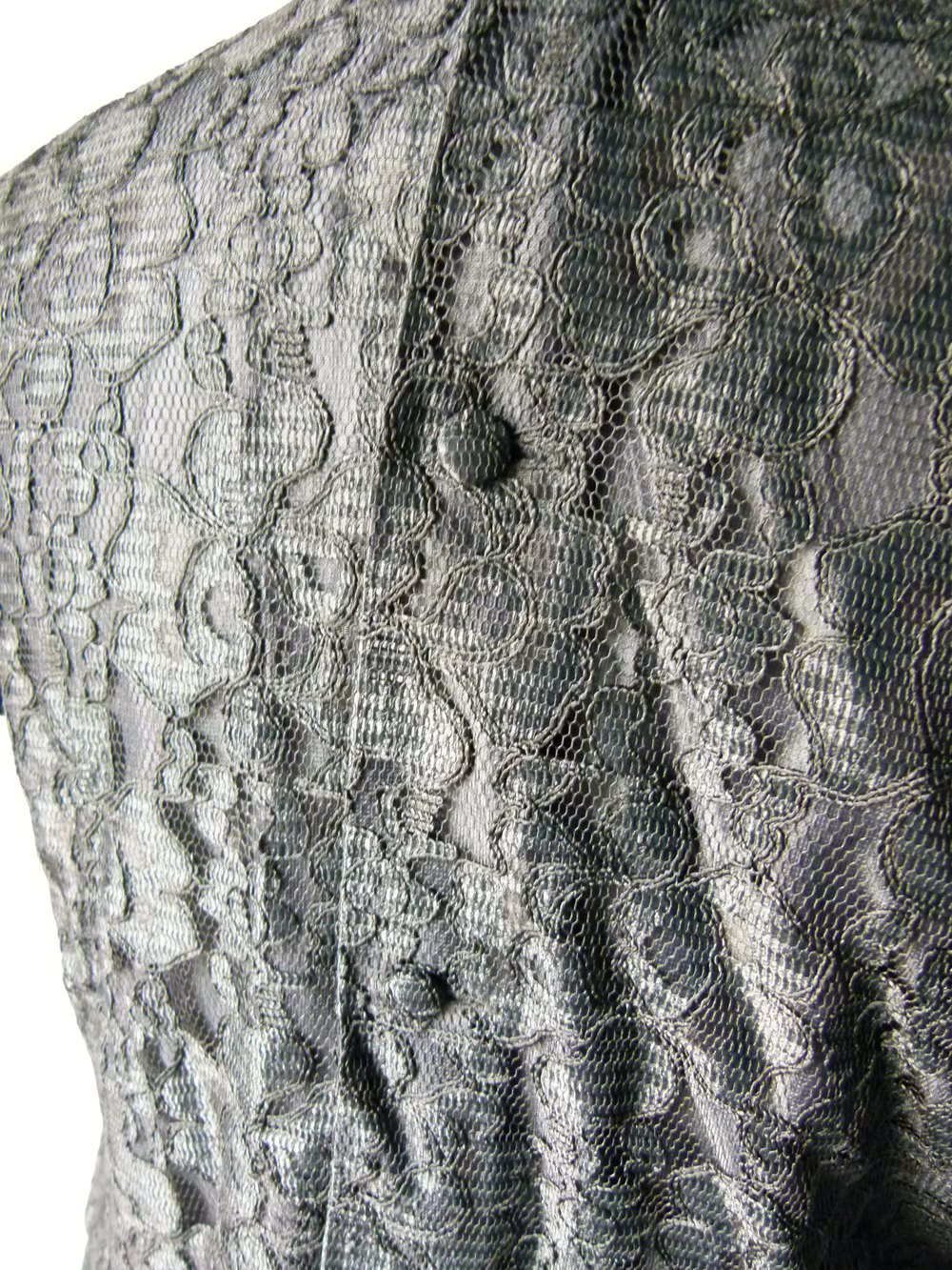 Spitzen Blusen Shirt, schwarz, aus den 60ern, True Vintage Retro Gothic Granny Mori Hippie Festlich Rockabilly