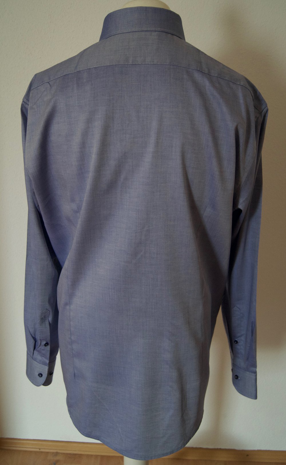 Jacques Britt Herren-Hemd - Gr. 44 - blau - NEU