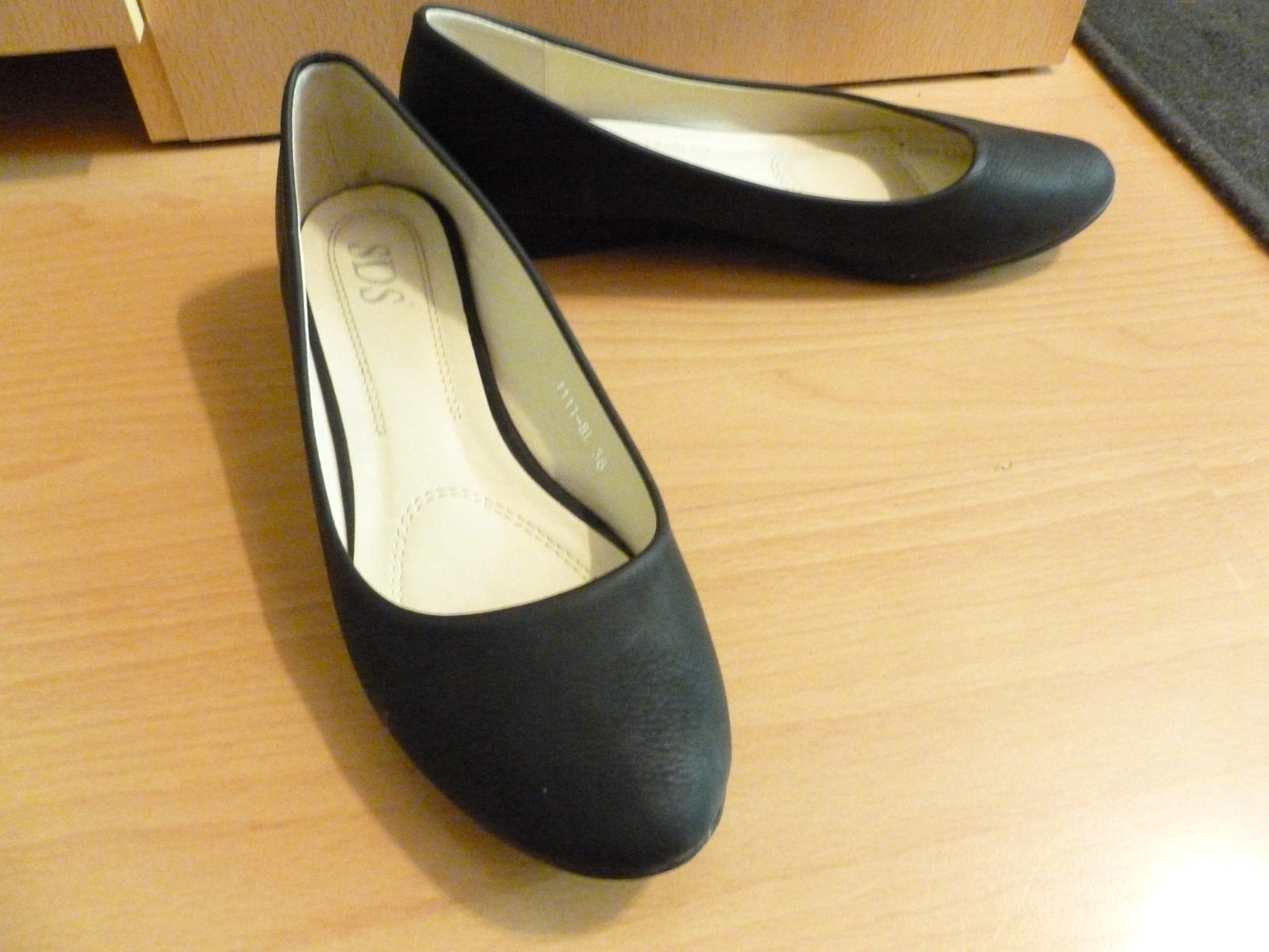 Schwarze Ballerinas