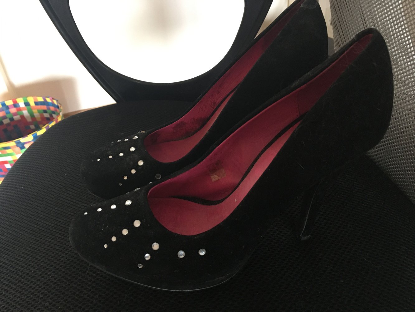 High Heels mit GlitzersteinenGr.37
