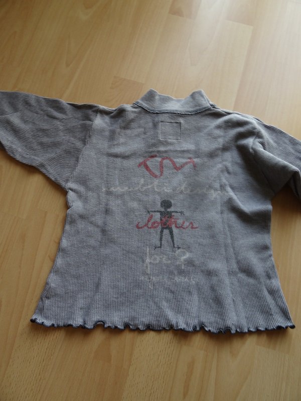 Langarmshirt grau Gr. 116