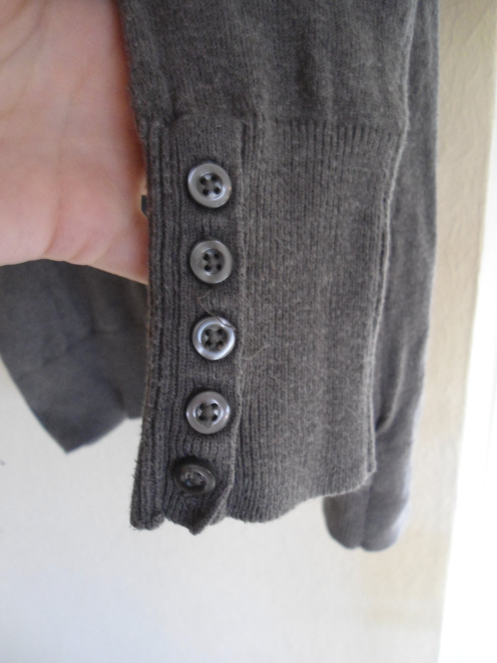 Pullover in Taupe/Grau