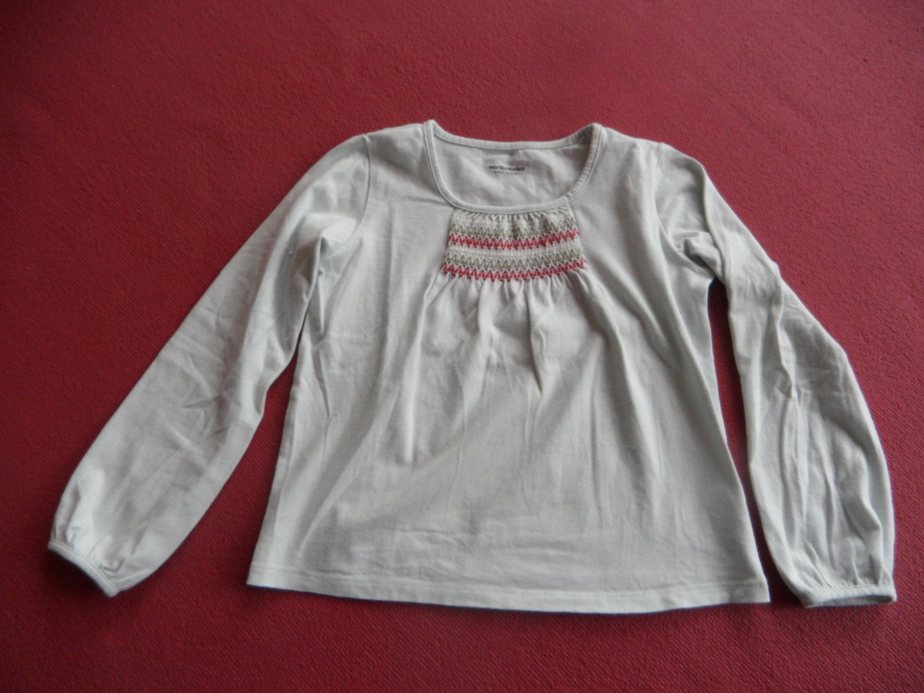 süßes Langarmshirt A-förmig Gr. 110/116