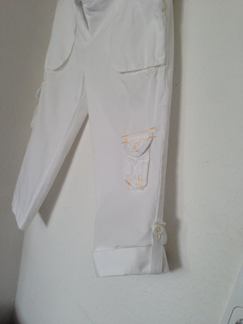 *Tally Weijl* Marken *Caprihose* verstellbar * weiß * Gr. S/36