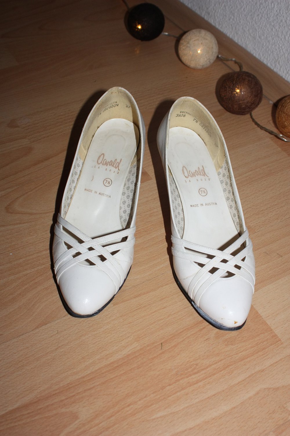 Jenny by Ara, weiße Pumps, Gr. 40,5