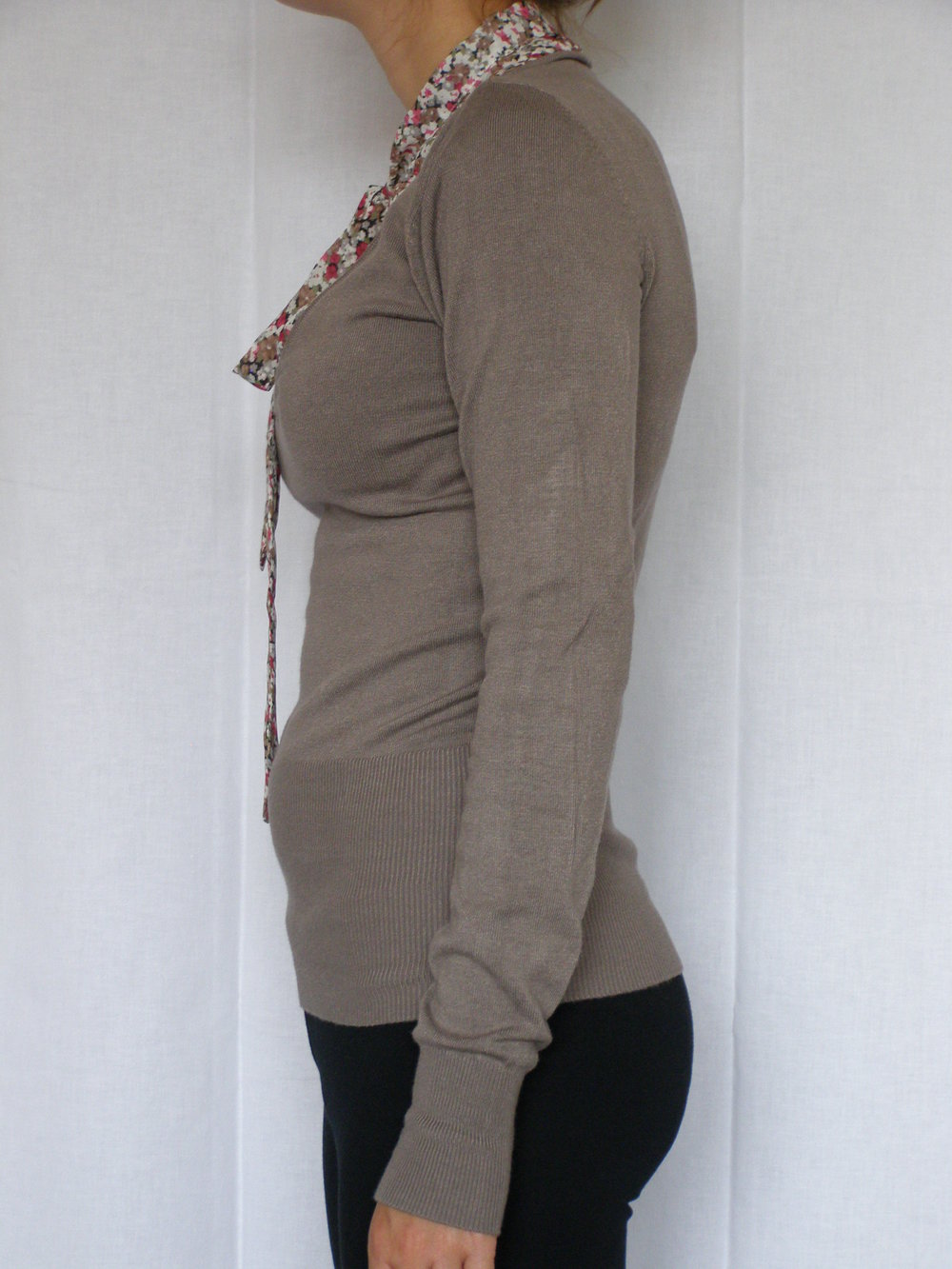 Shirt, Pullover mit Blumenprint oben