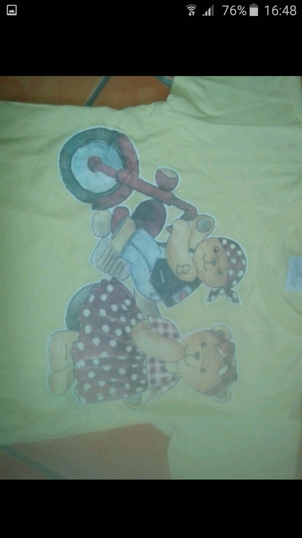 T-shirt, Gr.86,gelb