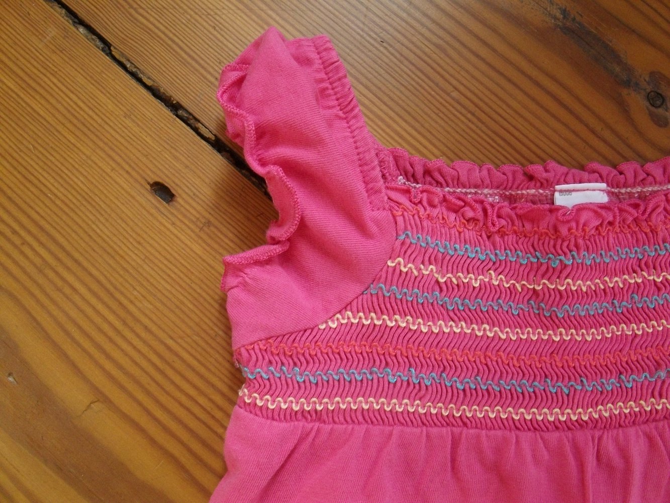 Süsses Tunika Shirt Gr. 80 BabyClub C&A gesmogt Pink
