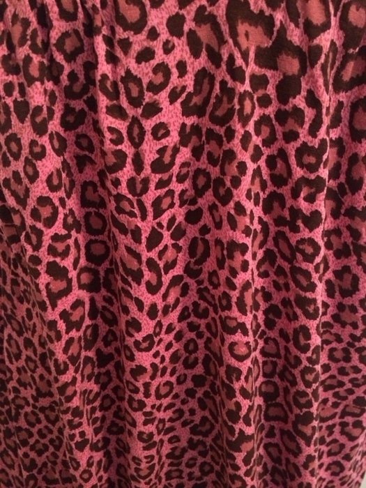 Ballonkleid Sommerkleid Leopard pink rosa
