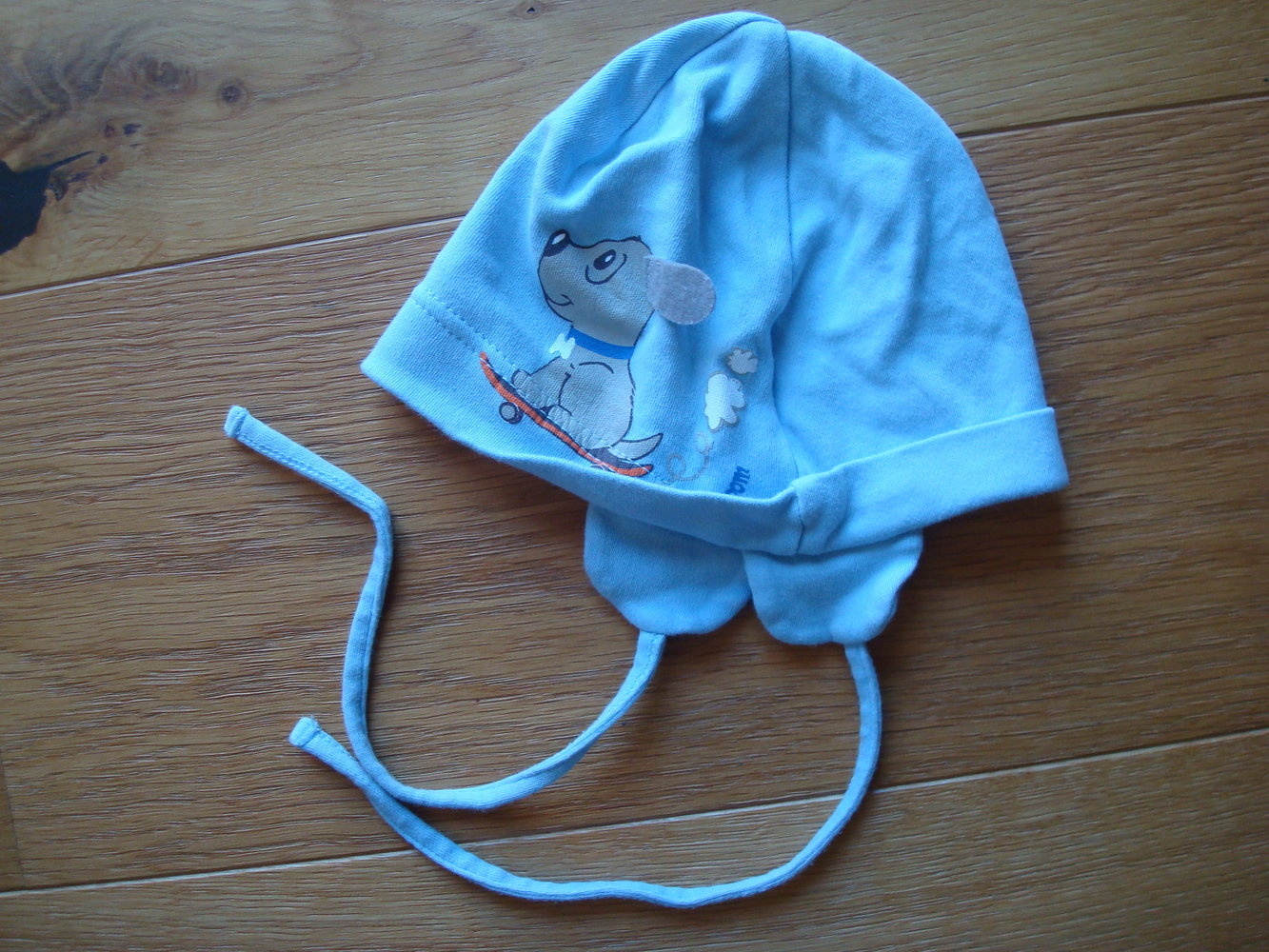 dünne Mütze, Beanie mit Ohrenklappen KU 45