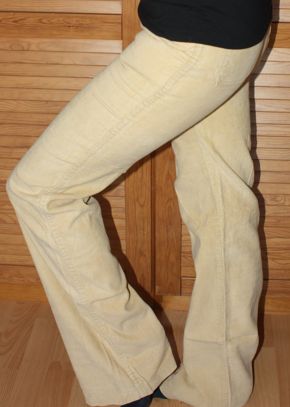 Cordhose, beige, Gr. 38 fällt kleiner aus, Gr. 36, Hippie Schlaghose