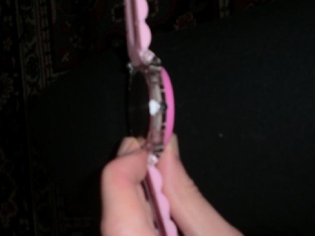 Uhr in rosa