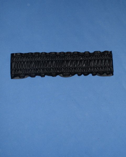 Taillengürtel schwarz gerafft