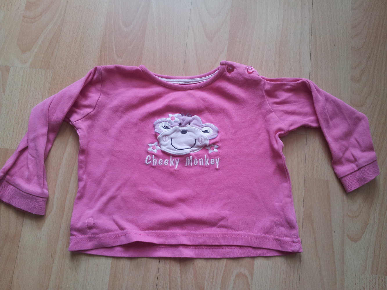 Pullover pink rosa Affe Gr. 86
