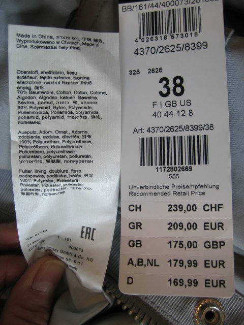 Jacke Wetterjacke Parker Anorak neu