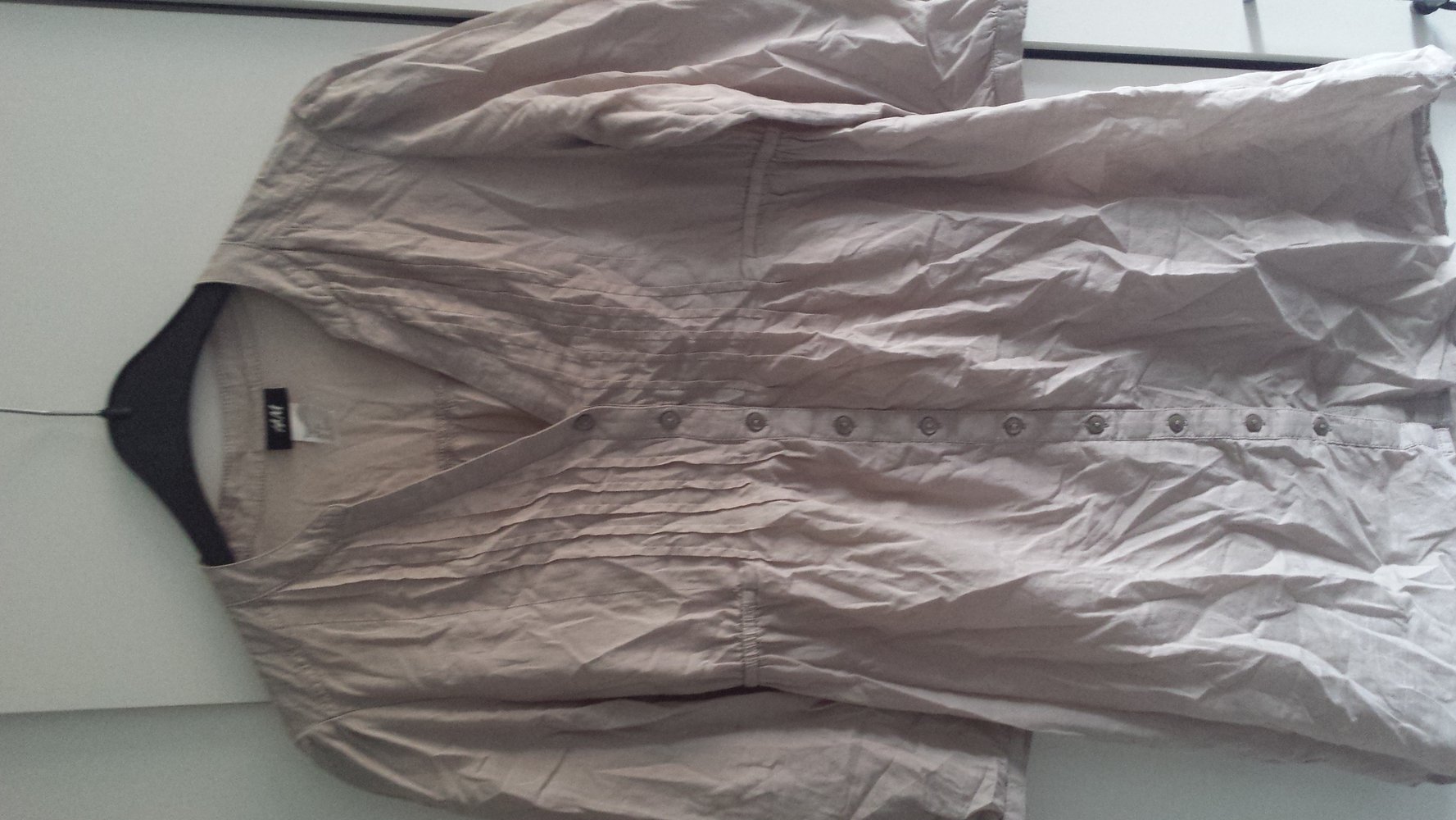 beige Longbluse Kleidchen H&M Gr.36