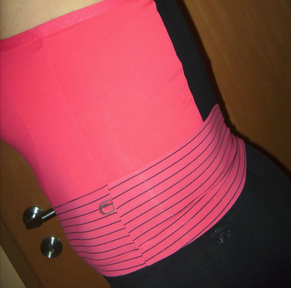 Bustier Sport BH pink Gr. S Oberteil Sportiv Trägershirt , Top, Sportswear